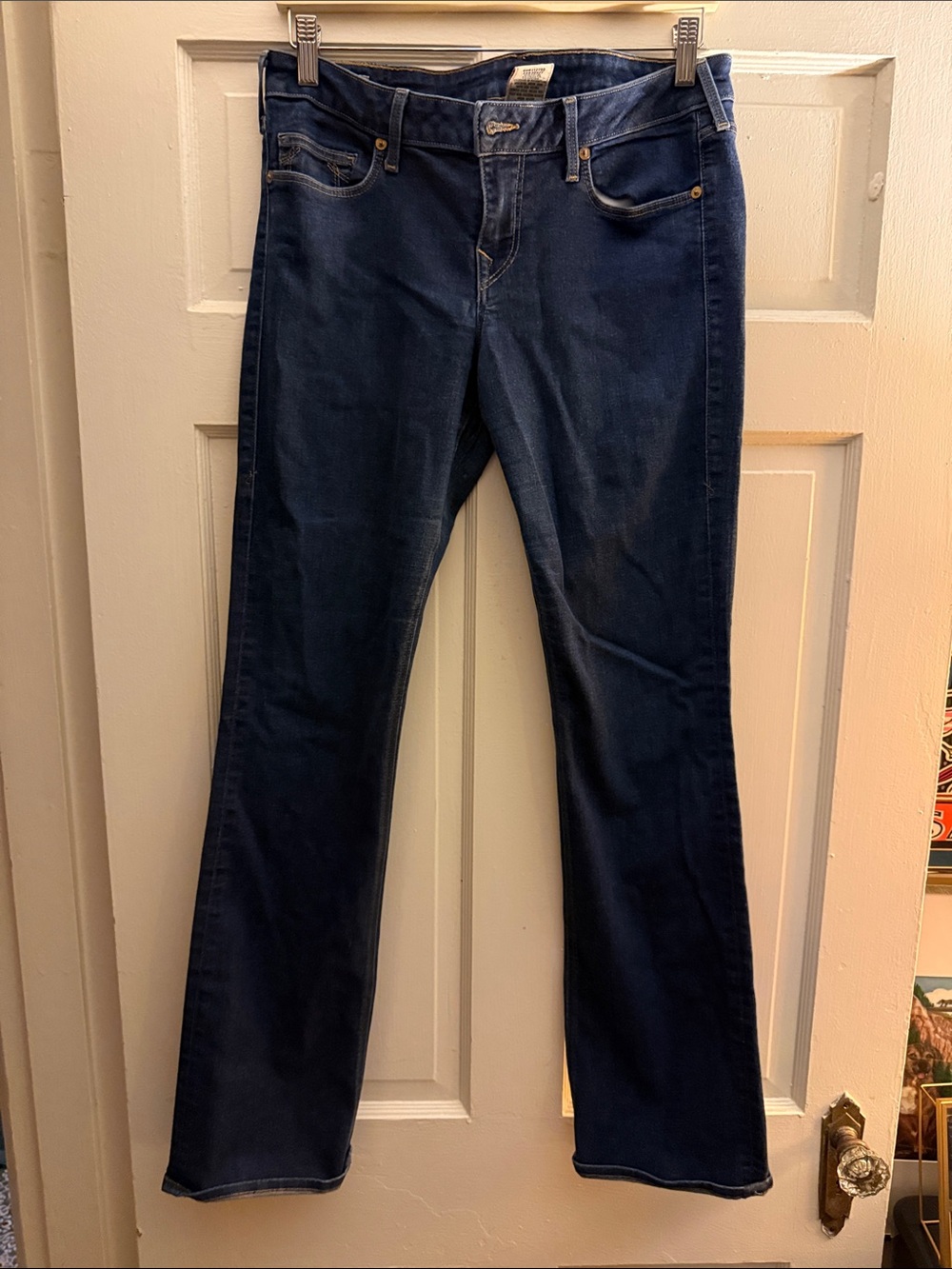 Vintage Y2K True Religion super low rise Boot Cut Jeans in Deep Indigo